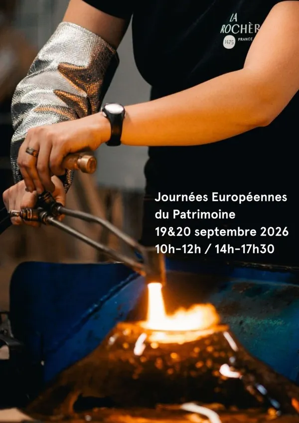 Visite des ateliers de Verrerie Main