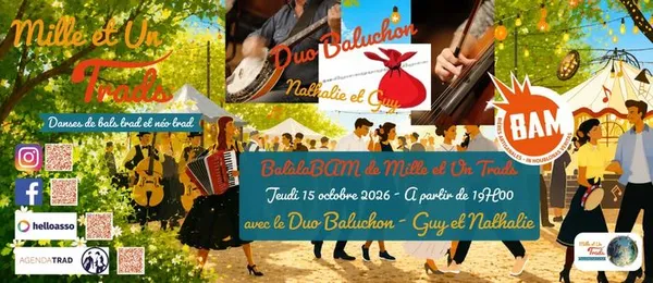 1er BalàlaBAM 2026-2027 de Mille et Un Trads avec Duo Baluchon