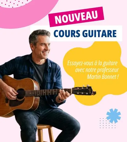 Envie d’apprendre la guitare ? Venez essayer gratuitement !