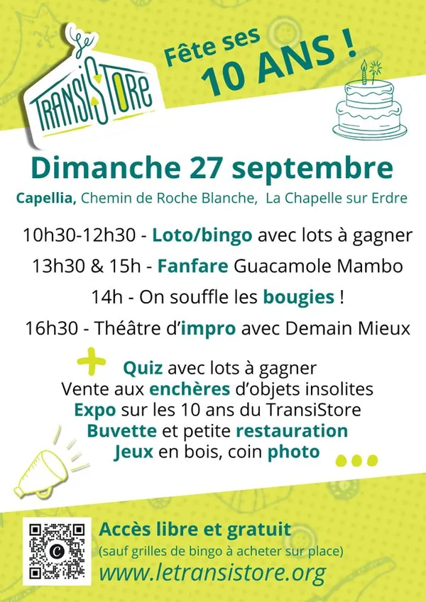 Le TransiStore fête ses 10 ans !