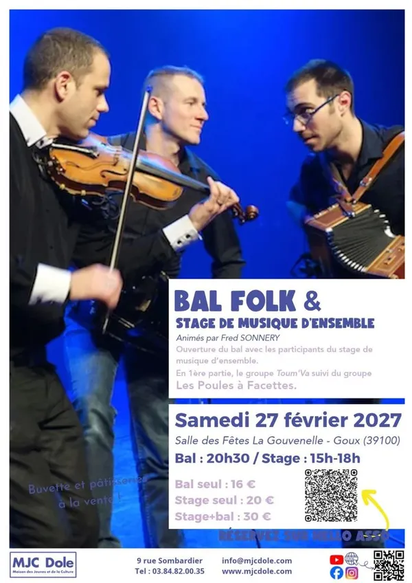 Bal folk & stage de musique d'ensemble