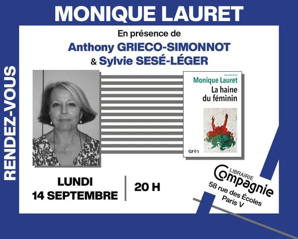 Monique Lauret présente « La Haine du féminin »