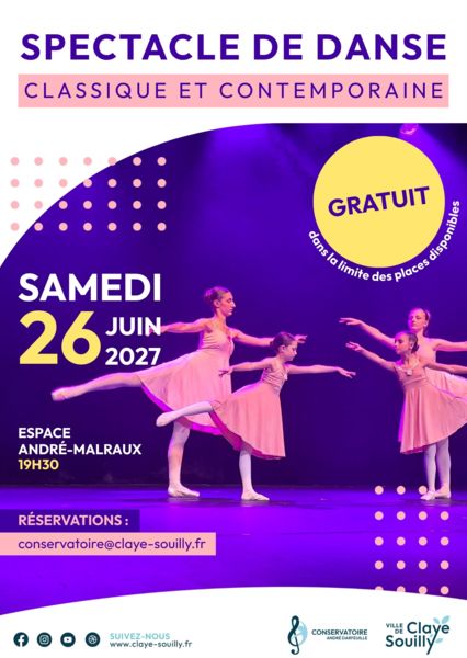 spectacle de Danse Classique et Contemporain