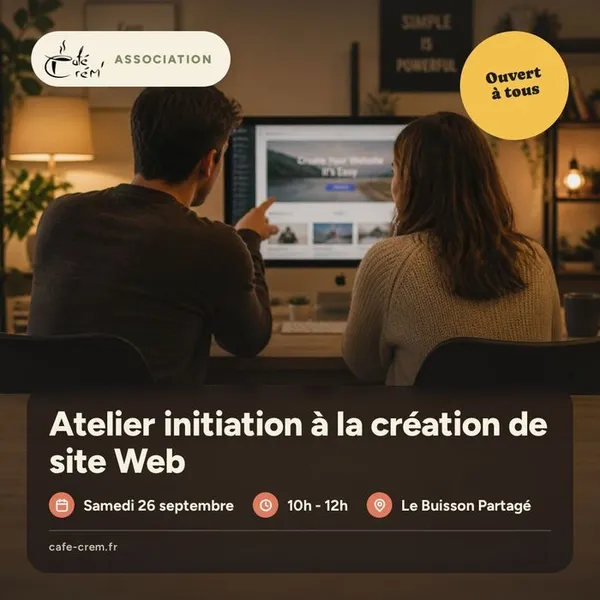 Atelier initiation à la création de site Web