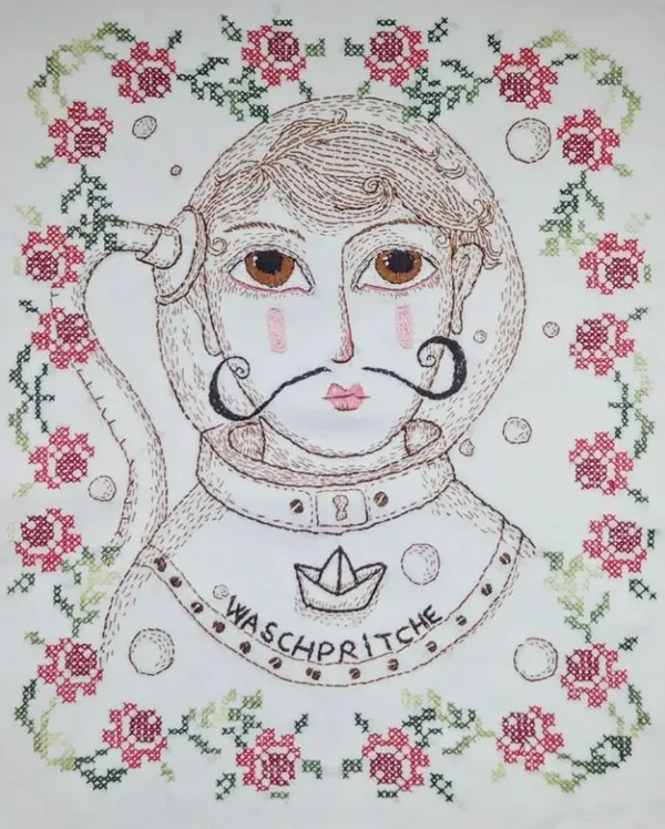 Atelier libre de broderie avec Justine & Cow