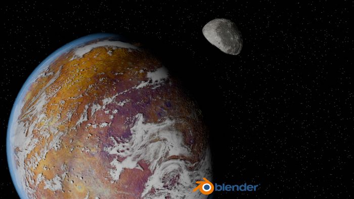 Numérique : Crée ta planète sur Blender