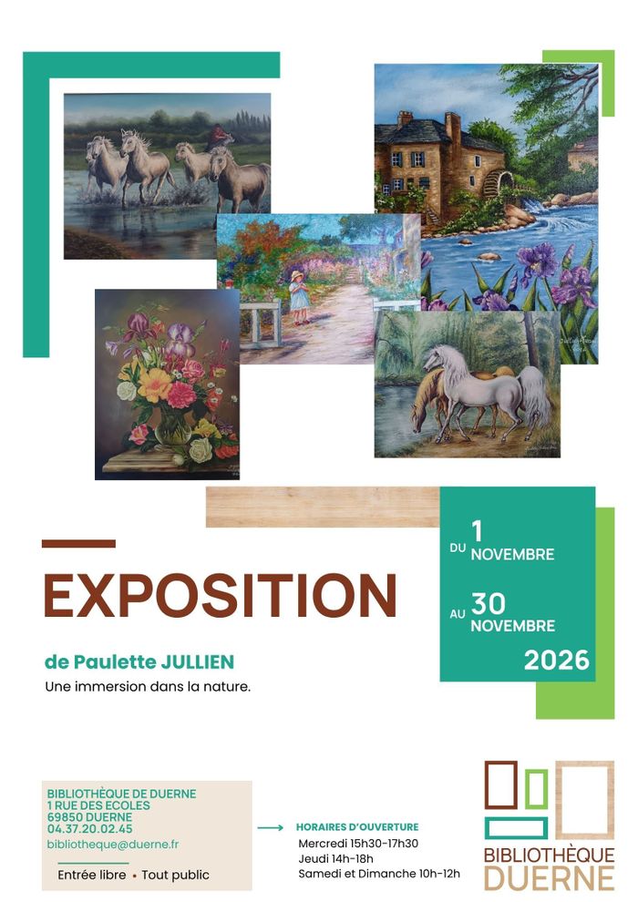 exposition de tableaux de Paulette JULLIEN