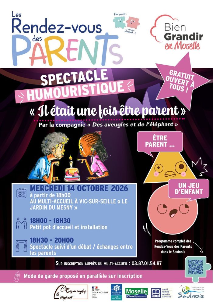 Spectacle humoristique "il était une fois être parent"