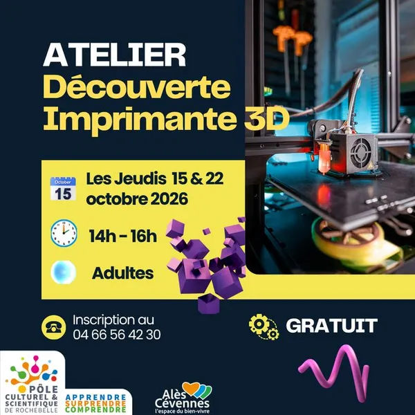 Atelier découverte " Imprimante 3D "