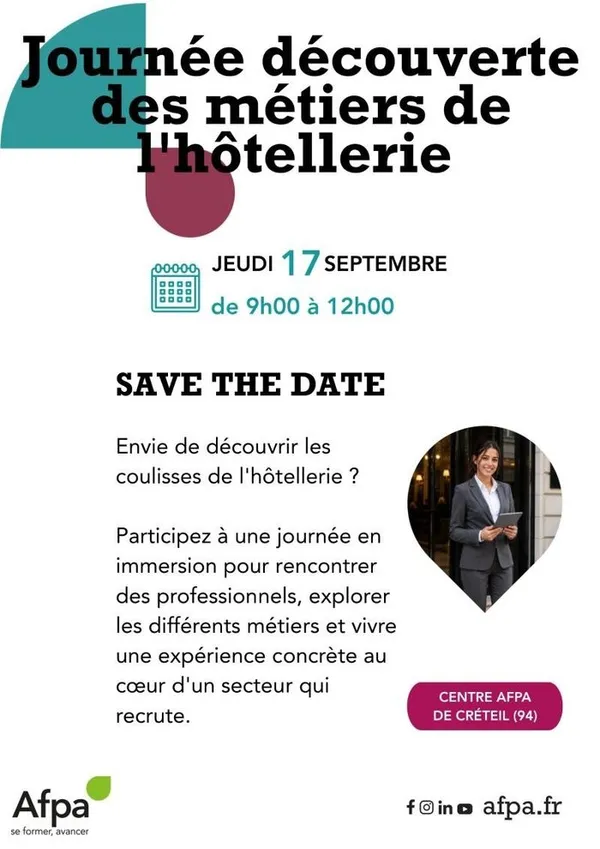 Journée découverte des métiers de l’hôtellerie !