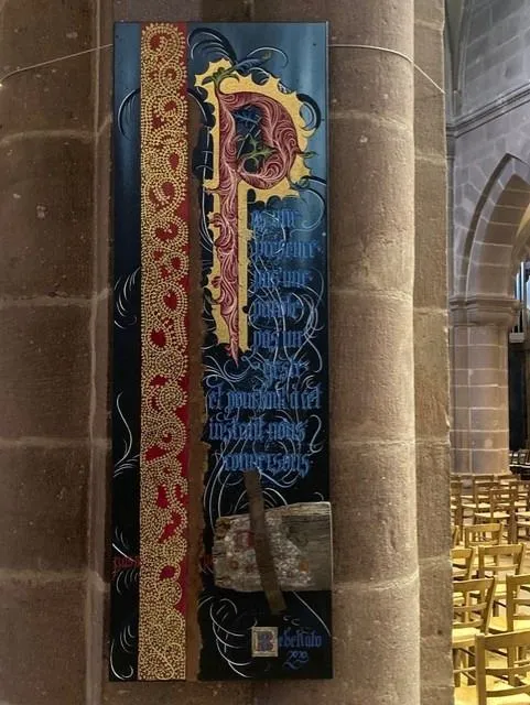 Calligraphies et enluminures de Frédéric Rebellato