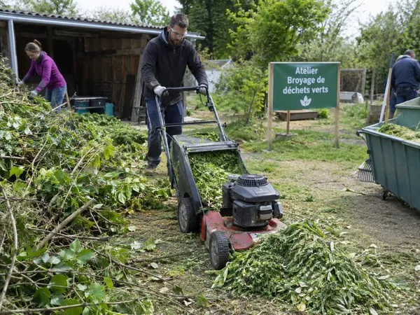 Atelier broyage des déchets verts