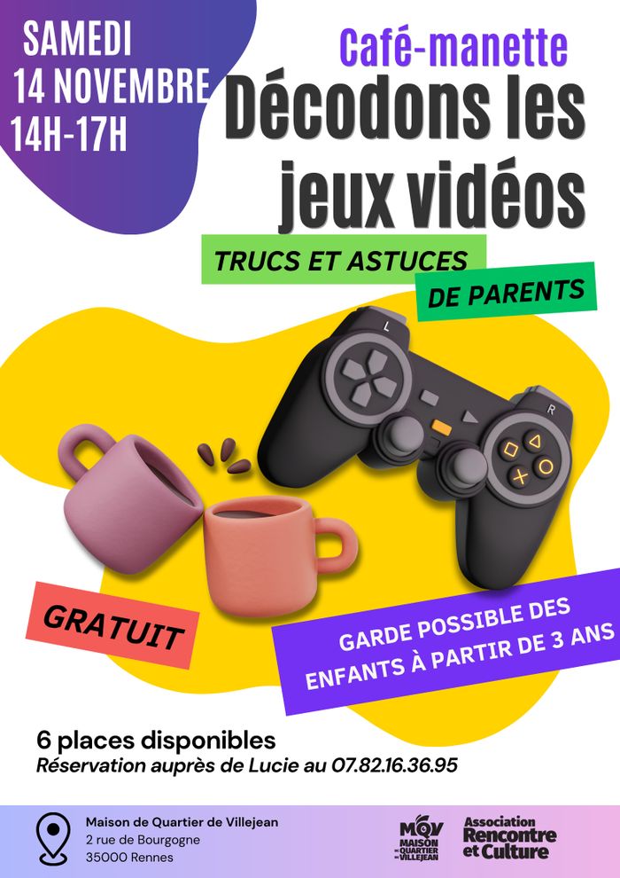 Café Manette : Décodons les jeux vidéos