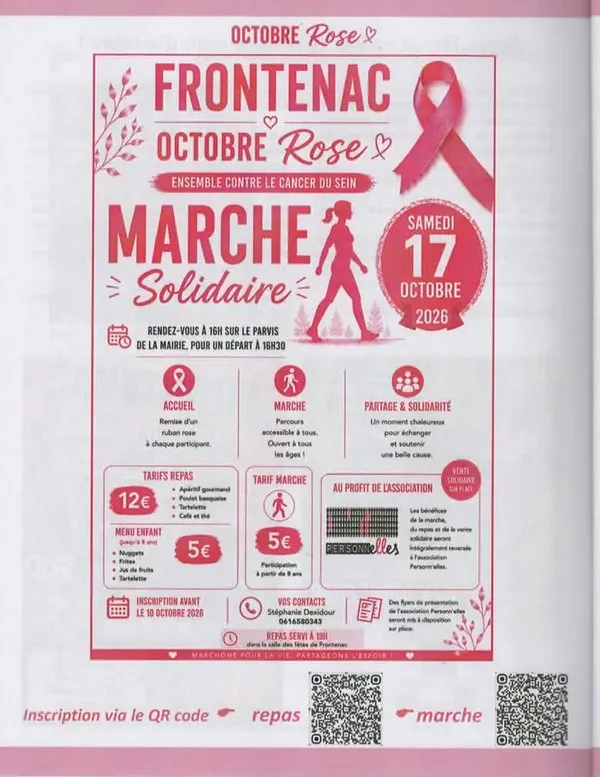 Octobre rose à Frontenac