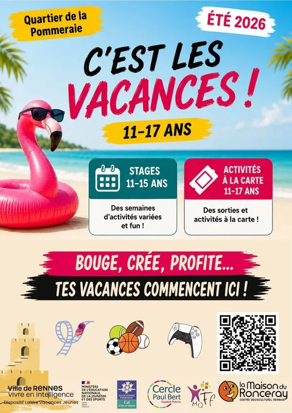 C'est les vacances ! Stages multi-activités 11-15 ans