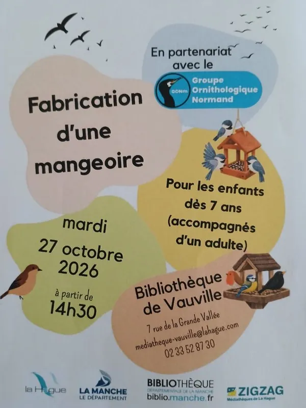 VAUVILLE/50 : atelier nichoirs