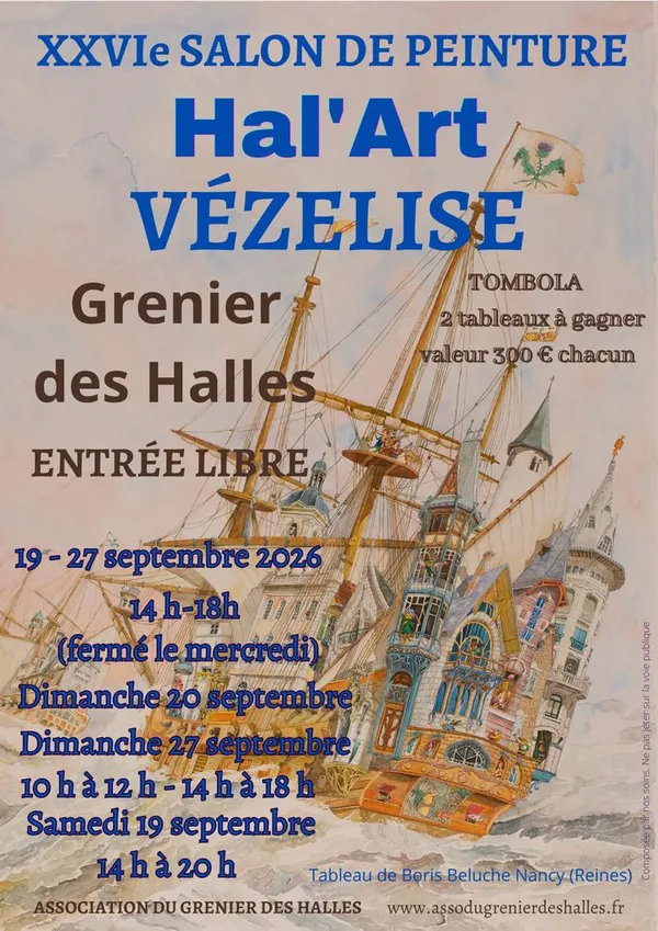 XXVIe salon Hal'Art au Grenier des Halles