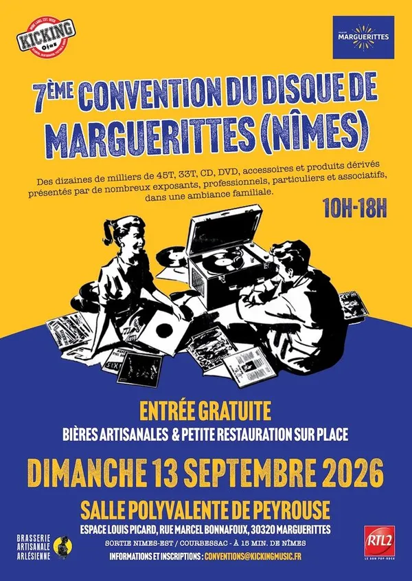 7° 𝗖𝗼𝗻𝘃𝗲𝗻𝘁𝗶𝗼𝗻 𝗱𝘂 𝗗𝗶𝘀𝗾𝘂𝗲 𝗱𝗲 Nîmes-𝗠𝗮𝗿𝗴𝘂𝗲𝗿𝗶𝘁𝘁𝗲𝘀