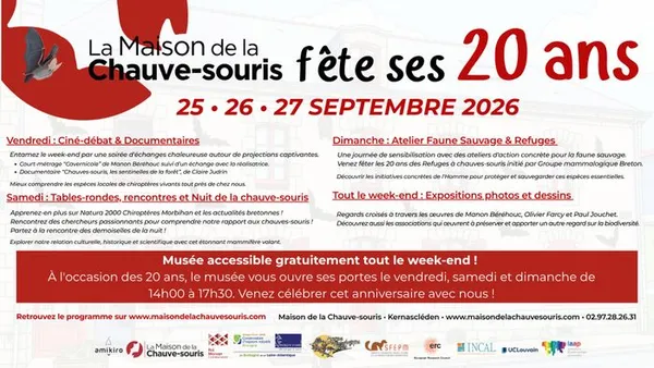 Les 20 ans de la Maison de la chauve-souris