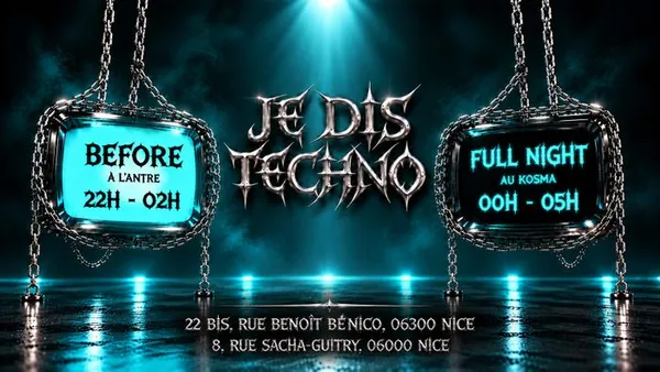 Je Dis Techno (Tous les jeudis)