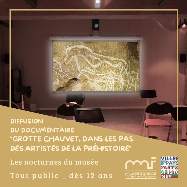 Diffusion du documentaire "Grotte Chauvet, dans les pas des artistes de la préhistoire" et atelier d'initiation à l'art pariétal