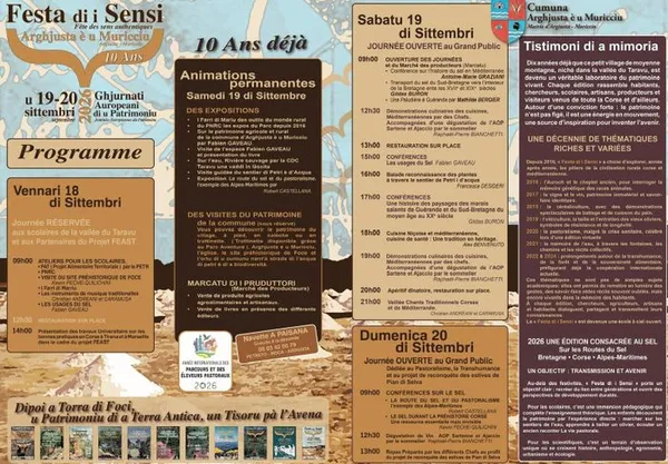 Festa di Sensi i stradi di u sali/les routes du sel