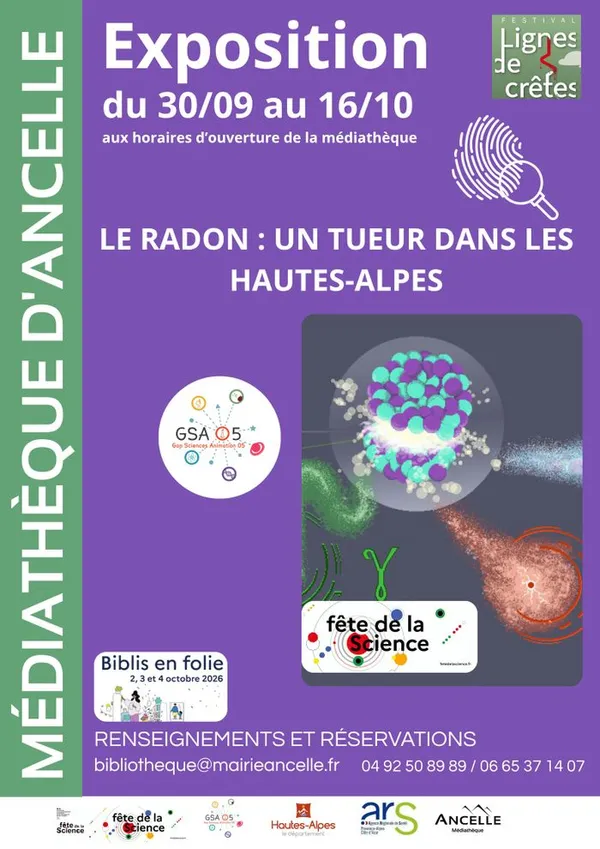 Exposition « Le Radon : un tueur dans les Hautes-Alpes », par Gap Sciences Animation 05
