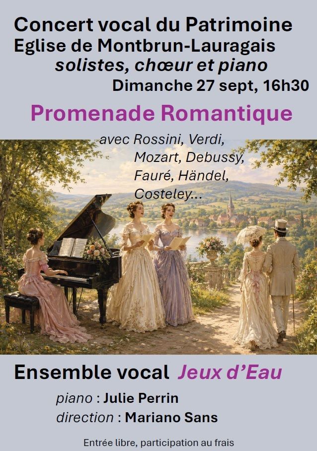 Concert vocal du Patrimoine en l'église de Montbrun-Lauragais