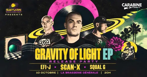 SATURN - RELEASE PARTY • SCAN-X • EFI-J • SQUAL-G • CARABINE
