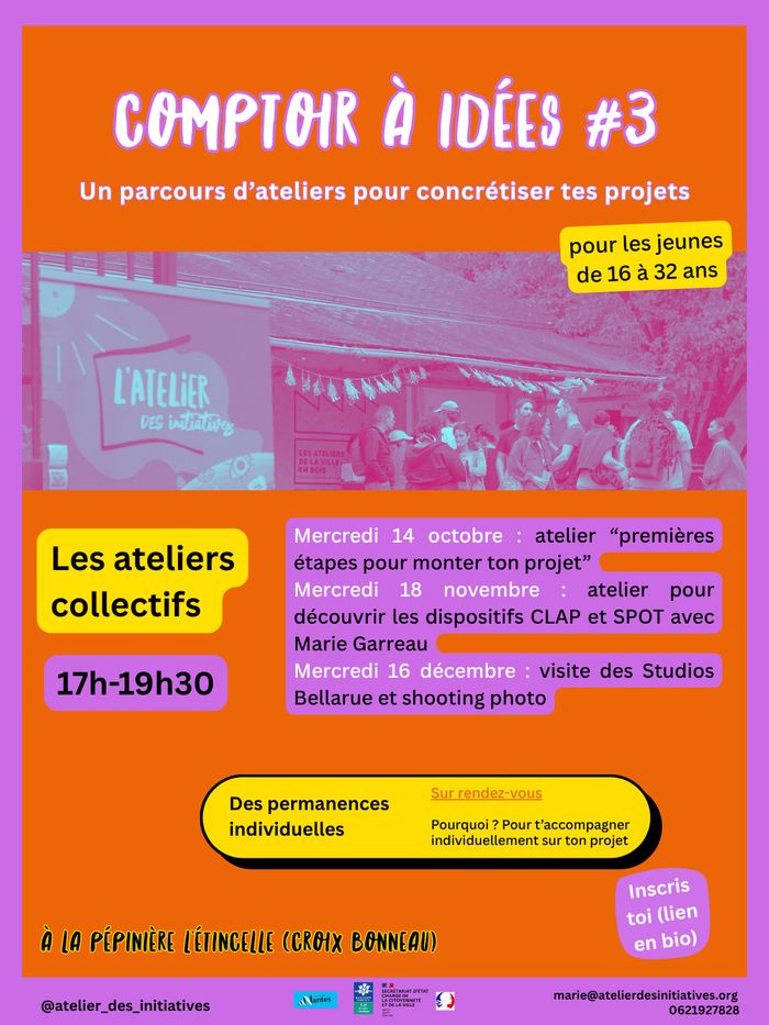 Comptoir à Idées - 1er trimestre "Lance ton projet"