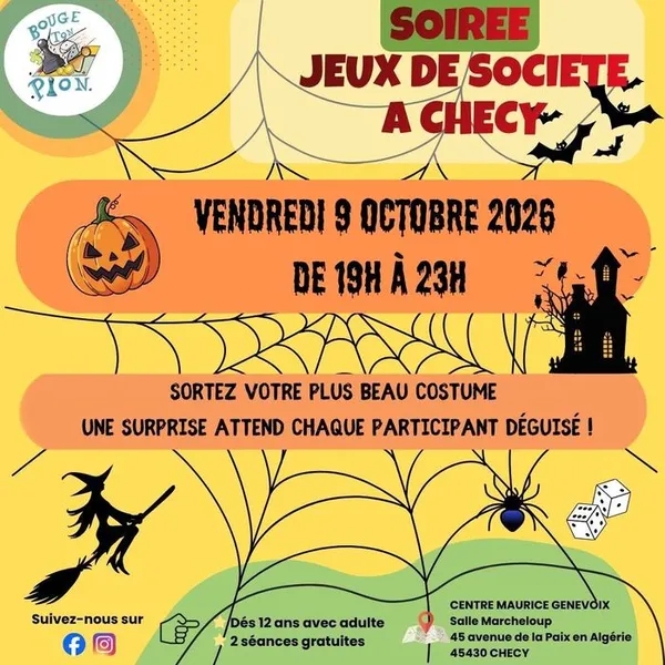 Soirée jeux de société - Spéciale Halloween
