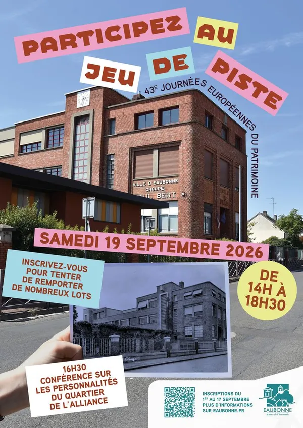 Journées Européennes du Patrimoine : participez au jeu de piste !