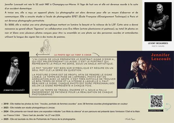 Photographes sourds : de 1820 à aujourd’hui et Les anciens signes : un patrimoine à préserver