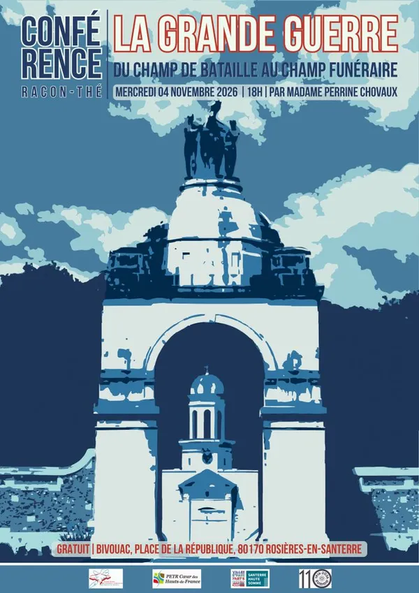 Conférence Racon-Thé : La Grande Guerre : du champ de bataille au champ funéraire