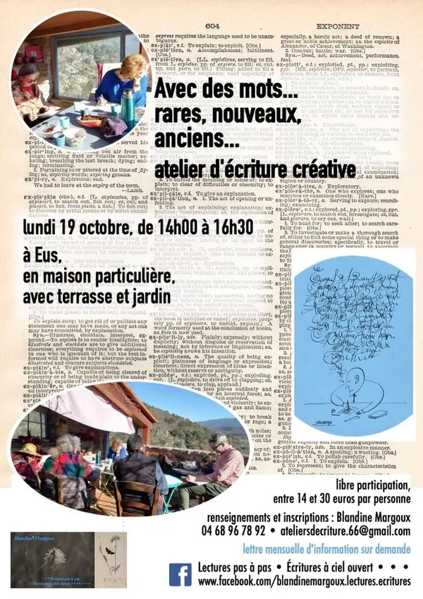 Avec des mots... rares, nouveaux, anciens... • Atelier d'écriture créative