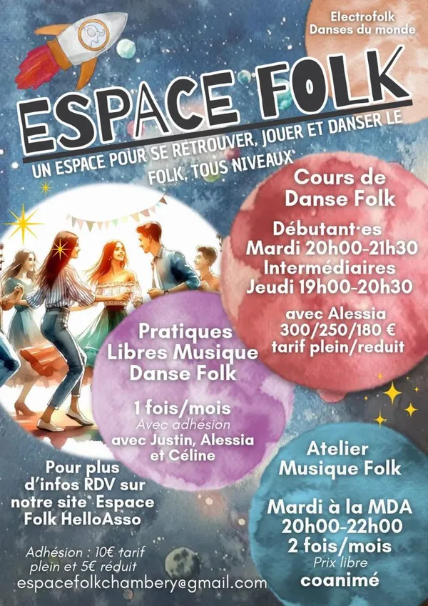 Pratique libre Danses Folk et danses du monde