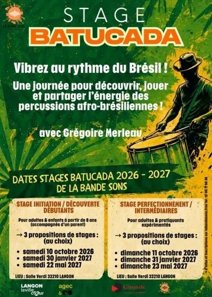 Stage BATUCADA #1 - Perfectionnement