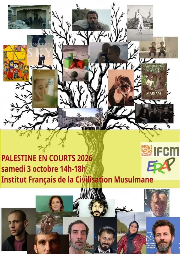 Cinéma : PALESTINE EN COURTS 2026 !