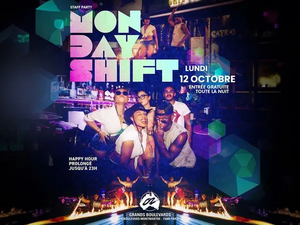 MONDAY SHIFT - LA STAFF PARTY INCONTOURNABLE - 12/10