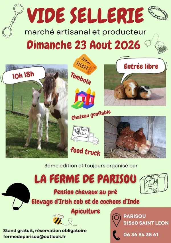 Vide-sellerie à Saint-Léon, à la ferme de Parisou