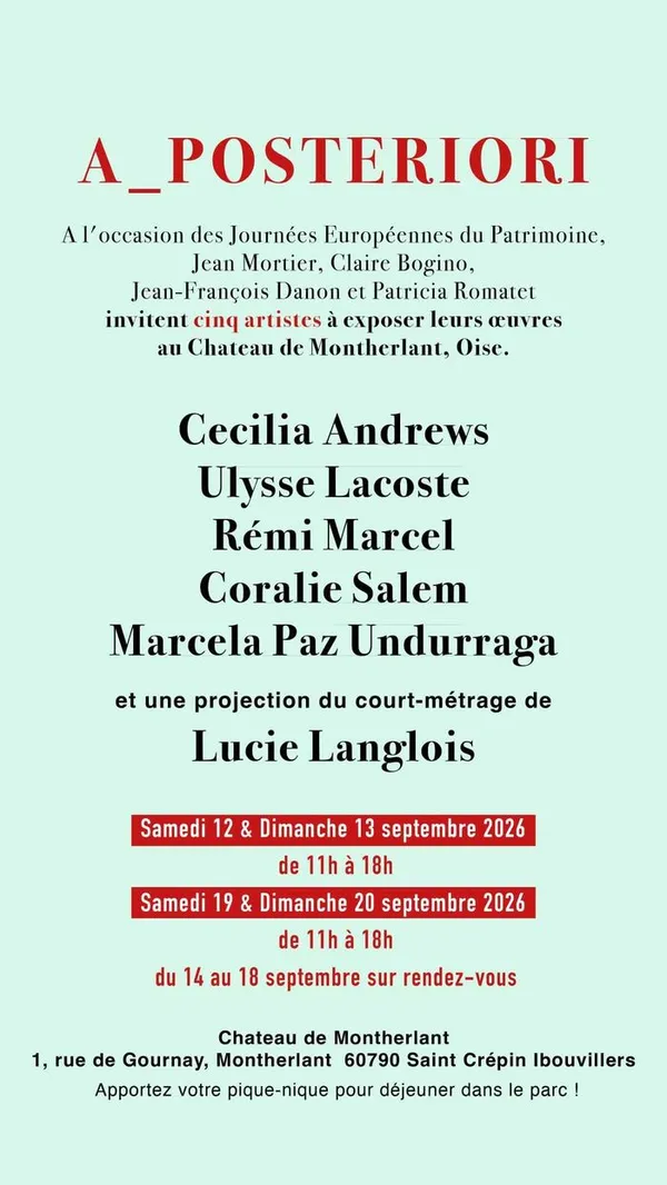 Exposition d'art contemporain au château de Montherlant