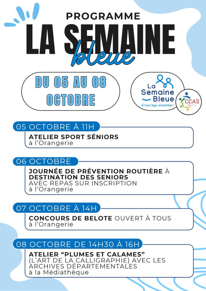 La semaine bleue