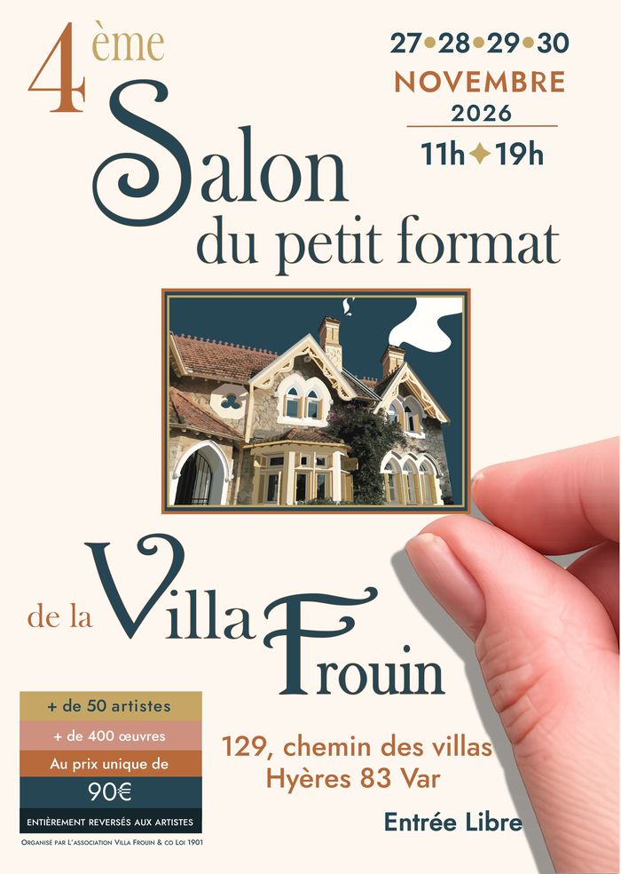 4ème salon du petit format de la Villa Frouin