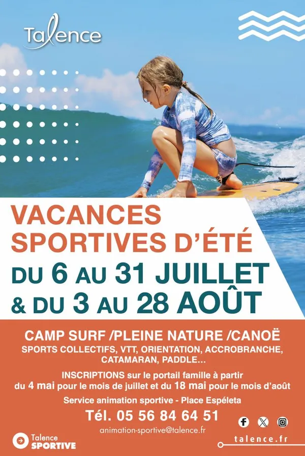 Vacances sportives d’été