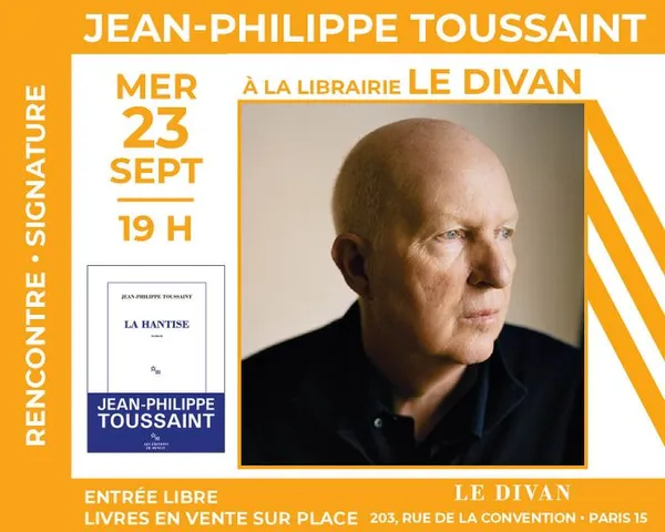 Jean-Philippe Toussaint présente « La Hantise »