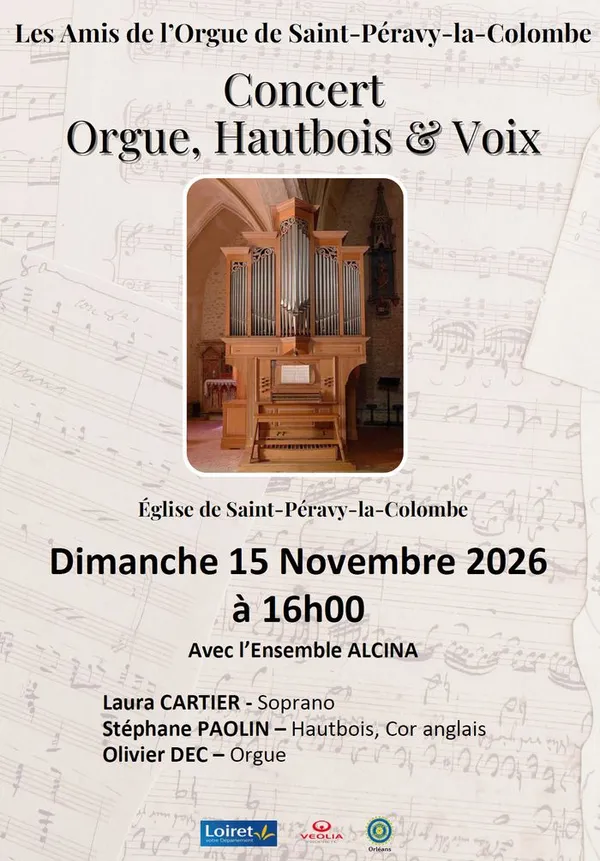 Concert Orgue - Hautbois - Voix