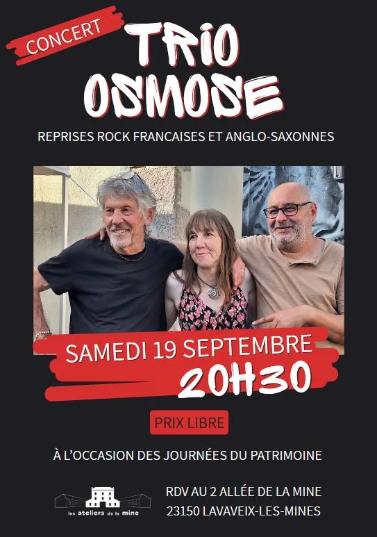 Concert rock - Trio Osmose