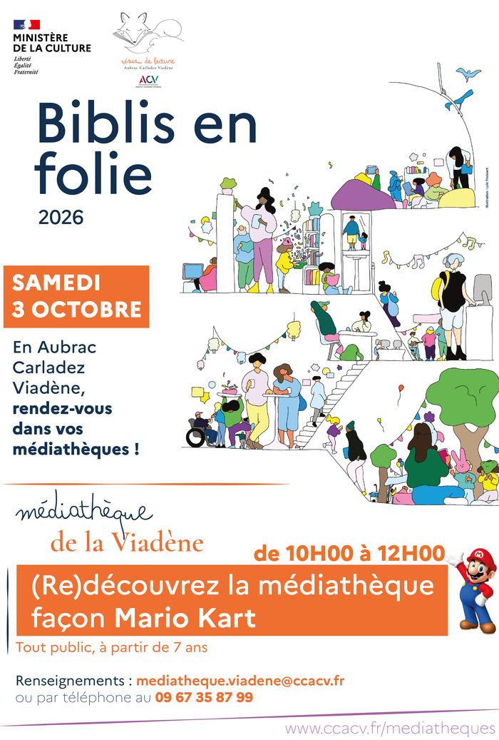 (re)Découvrez la médiathèque façon Mario Kart