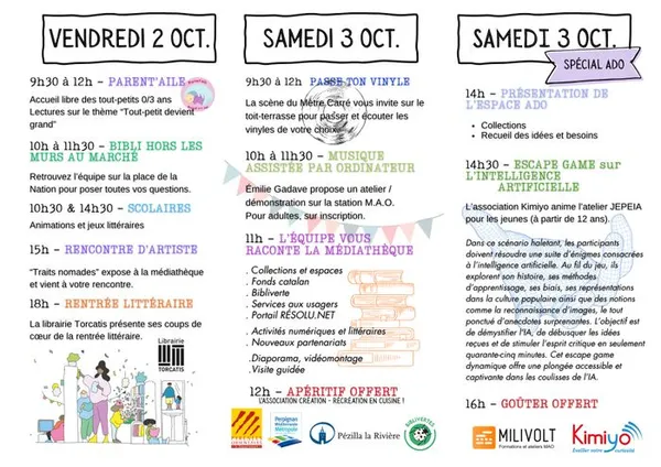 L'équipe raconte la médiathèque