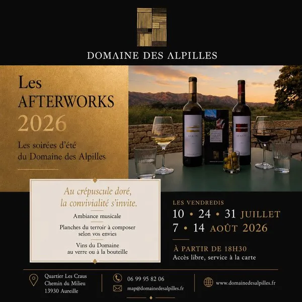 | Les Afterworks d’été au Domaine des Alpilles |